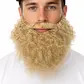Blonde deluxe fake beard