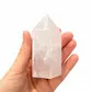 Pink quartz tower point 
