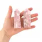 Rhodonite crystal point towers 6.5-10.5cm