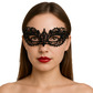 Black lace eye mask