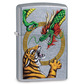 Zippo lighter chinese dragon design 