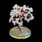 Rose quartz crystal gemstone tree