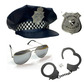 Blue police officer fancy dress instant kit bundle