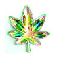 Wise skies crystal leaf ashtray