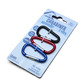 Mini d shape carabiner 3pc set