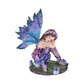 Akina figurine purple blue floral fairy ornament