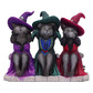 Three wise witchy kittys 15.3cm