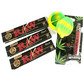 Raw black connoisseur rolling paper set 