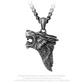 Dark wolf pendant necklace by alchemy 