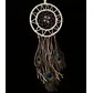 Dream catcher white & peacock feathers
