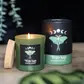 Luna moth white sage candle