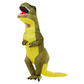 Inflatable t-rex costume, green