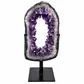 Royal amethyst crystal geode arch