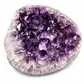 Amethyst large geode crystal statue 34x28cm