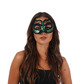 Gothic eye mask, green