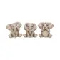 Three baby elephants 8cm