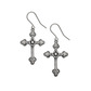 Alchemy gothic devotion crosses earrings