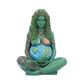 Small ethereal mother earth gaia art statue painted figurine