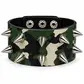 Spiked camo bracelet 