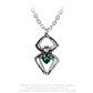 Emerald spiderling pendant necklace by alchemy