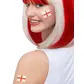 England tattoo transfers 6 pack 