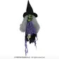 Hanging witch with broom, 44x38cm