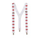 Saint george's flag suspender braces