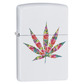 Zippo lighter floral weed design