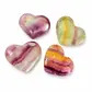 Fluorite heart tumble stones 4.2cm