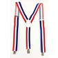 French flag suspender braces