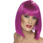 Glam wig, neon purple