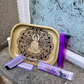 Gold & purple rolling tray set