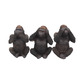 Three wise gorillas figurine gorilla ornaments 13cm