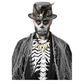 Witch doctor distressed black top hat 