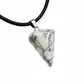 Diamond shape crystal stone - howlite