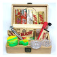 Wooden rolling box smoking set