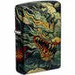 Zippo lighter colourful dragon design
