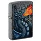 Zippo lighter firey dragon design