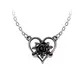 Alchemy heart of blackness pendant necklace