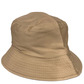 Black & beige reversible bucket hat