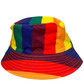 Rainbow bucket hat