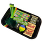 Wise skies green medium rolling tray set