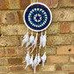Dream catcher, white & blue