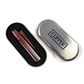 Metal clipper lighter silver gradient (tray of 12)