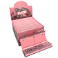 Wise skies pink connoisseur rolling paper (box of 24)