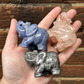 Assorted crystal elephants 5cm