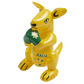 Inflatable kangaroo yellow 40cm