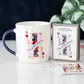 King of our hearts mug and playing cards set