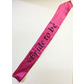 Bride to be sash bright pink