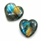 Labradorite crystal heart